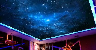 Натяжной потолок звездное небо Верхняя Пышма, цена от 5212 руб.