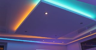 Натяжной потолок с подсветкой Верхняя Пышма, цена от 2093 руб.